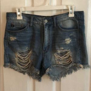 Kancan blue jeans shorts never worn